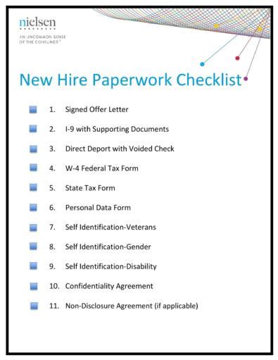 50 Useful New Hire Checklist Templates & Forms ᐅ TemplateLab