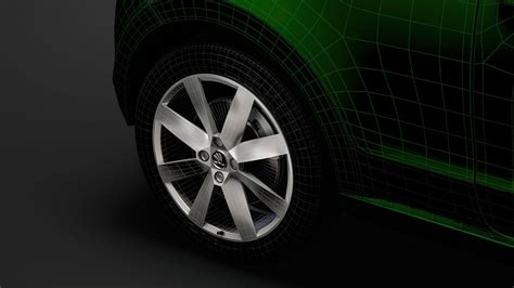 Skoda Citigo 2020 Wheel - 3D Model by Creative Idea Studio