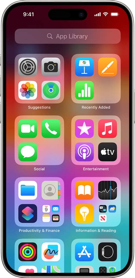 Organize the Home Screen and App Library on your iPhone - Apple Support