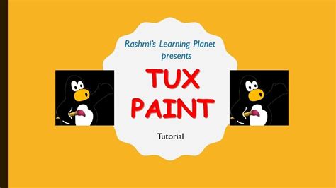 Tutorial on Tux Paint | Tux paint, Tutorial, Tux