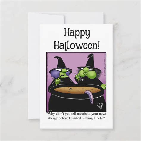 Funny Happy Halloween Humor Greeting Card | Zazzle