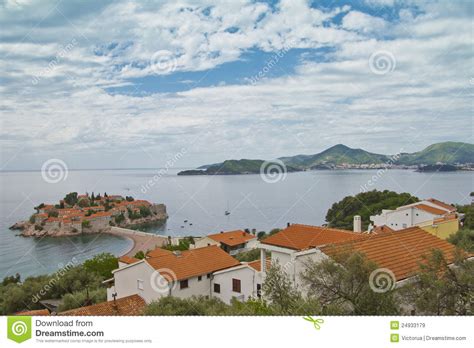 Sveti Stefan Island-resort, Montenegro Stock Image - Image of beautiful, recreation: 24933179