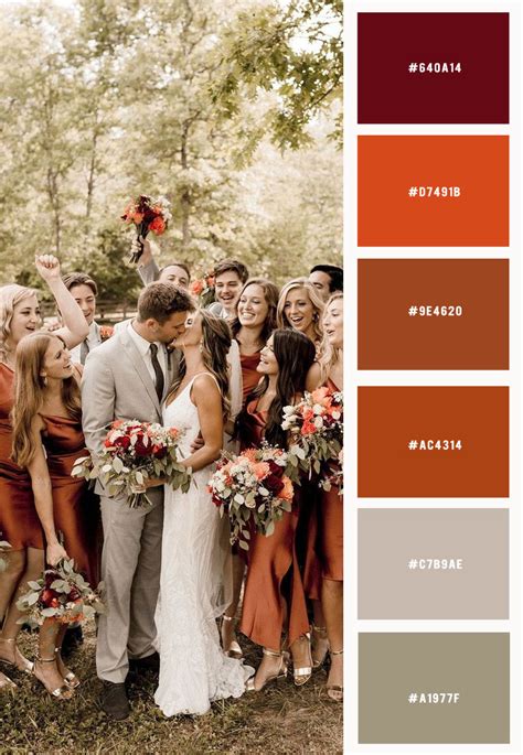 terracotta-khaki-wedding 1 - Fab Mood | Wedding Colours, Wedding Themes ...