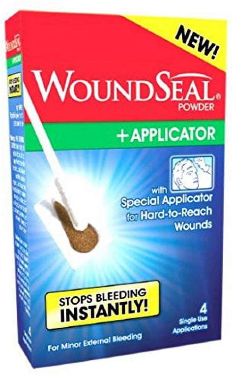 WoundSeal Powder for Nosebleeds + Applicator, 4 Each (Pack of 3) - Walmart.com