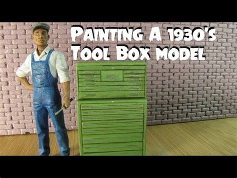 Model Car Garage Tips And Tech - Painting A 1/24th Scale 1930's Tool Box