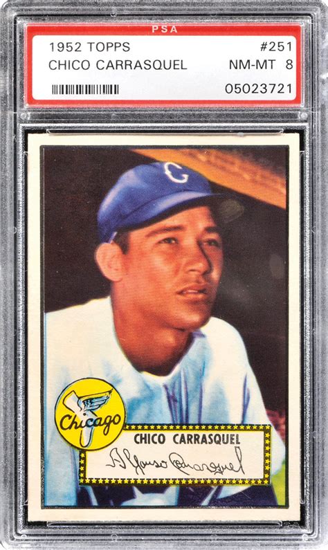 1952 Topps Chico Carrasquel | PSA CardFacts™