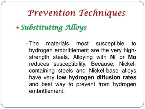 Hydrogen Embrittlement : Causes, Effects, Prevention.