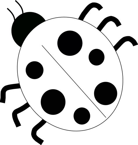 Free Black And White Ladybug Clipart, Download Free Black And White Ladybug Clipart png images ...