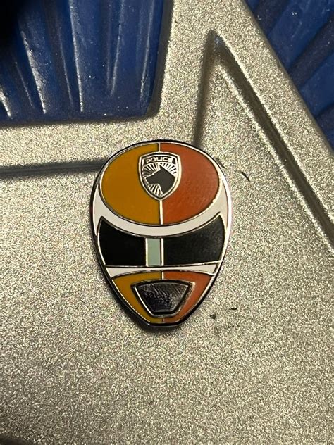 Power Rangers SPD Orange Ranger Helmet Enamel Pin - Etsy