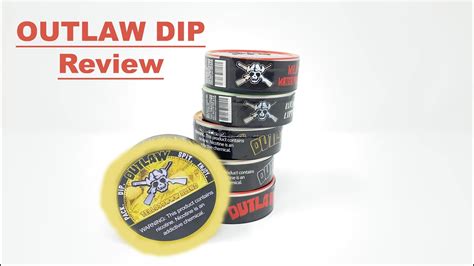 Outlaw Dip Co. Yellow Blend Review Outlaw Dipper - YouTube