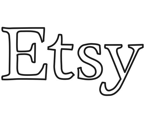 Black And White Etsy Logo Transparent : Etsy Logo Transparent Png Posted By Christopher Mercado ...