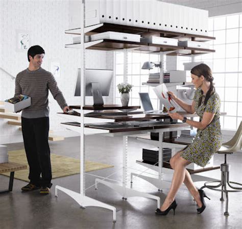 Elfa Ultimate Office Desk & Shelving - Walnut