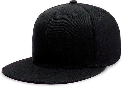 CHCHOK.LIDS Flat Bill Visor Classic Snapback Hat Blank Adjustable Brim High Top End Trendy Color ...