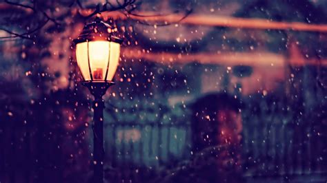 Desktop Wallpaper Street Light, Lamp, Night, 4k, Hd Image, Picture ...