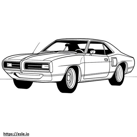 Dodge Hornet AWD 2024 coloring page