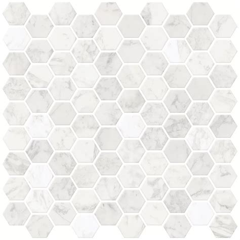 InHome Hexagon Marble Peel & Stick Backsplash Tiles | The Home Depot Canada