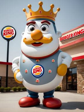 Premium Free ai Images | the burger king mascot