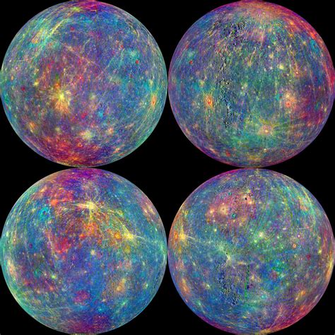 NASA Scientists Release Colorful Images of Mercury | Sci.News