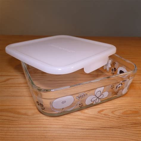 Large Glass Storage Container with Plastic Lid