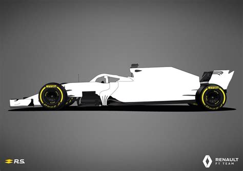 2019 livery template posted by Renault F1 on Twitter : F1Art