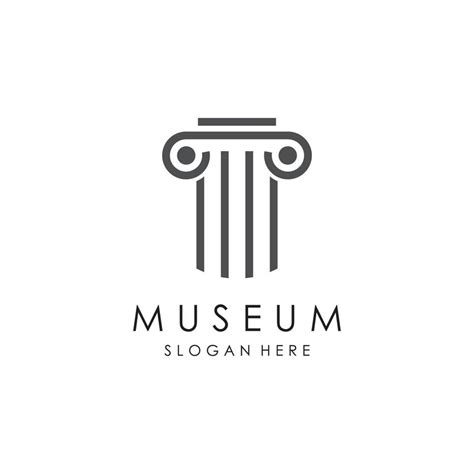 Museum Logo Template With Minimalist and Modern Concept 22057693 Vector ...