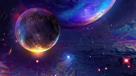 1366x768 Outer Digital Space 1366x768 Resolution HD 4k Wallpapers, Images, Backgrounds, Photos ...