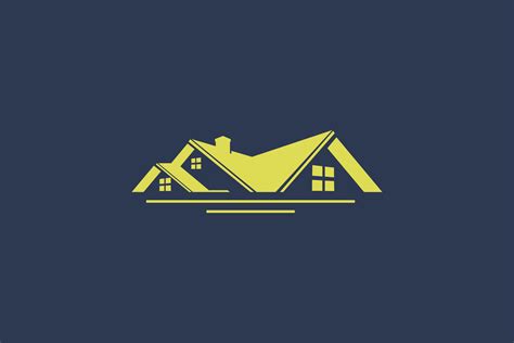 Roof House Simple Logo ~ Logo Templates ~ Creative Market