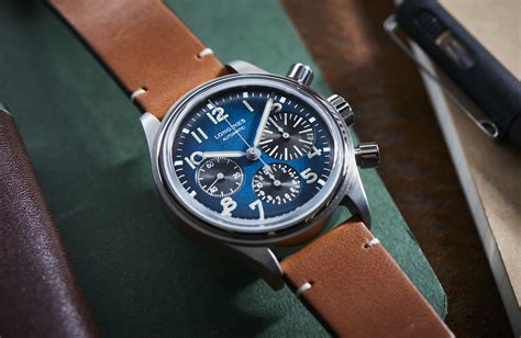 HANDS-ON: The Longines Avigation BigEye Chronograph Petrol Blue Titanium