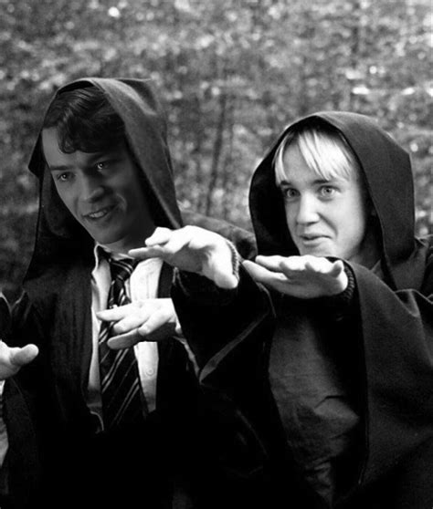 Draco and Tom ¡¡¡DEMENTOR DEMENTOR!!! Harry Potter Characters, Harry Potter Memes, Dark Iphone ...