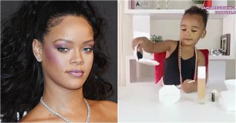 Rihanna's Favorite Fenty Beauty Tutorial Was Done by a Toddler | Allure