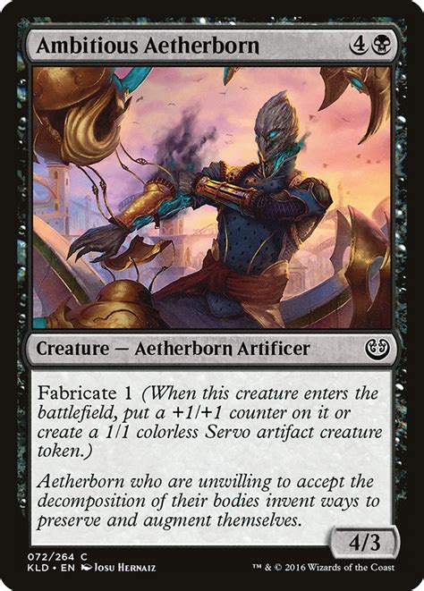 Ambitious Aetherborn · Kaladesh (KLD) #72 · Scryfall Magic The Gathering Search