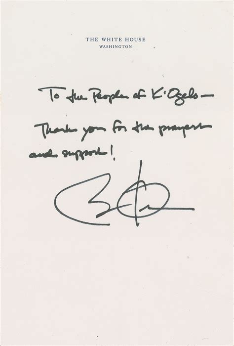 Barack Obama Autograph Note Signed | RR Auction