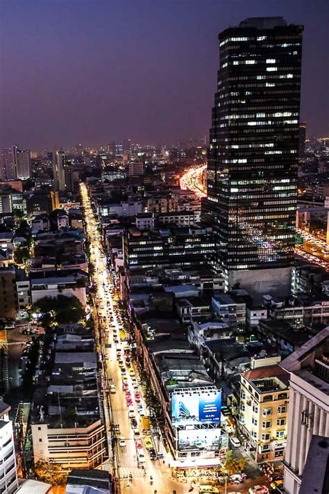 Bangkok skyline at night | Cool places to visit, Skyline, Night skyline