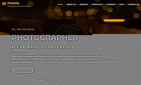 9 Best Free Photography WordPress Themes - Best WordPress Theme Collection