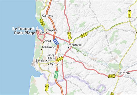 MICHELIN Montreuil map - ViaMichelin