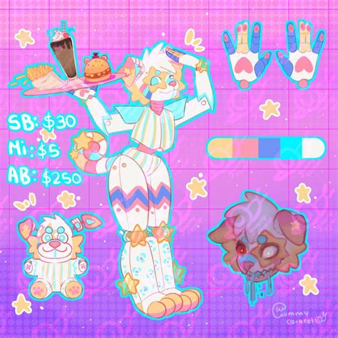 [ADOPT] FNAF Security Breach Fan Character - YCH.Commishes | Fnaf drawings, Fnaf characters ...