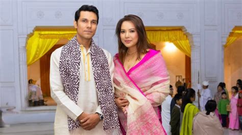 Randeep Hooda and Lin Laishram seek blessings at Imphal temple ahead of ...