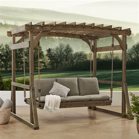 REVIEW: Claremont Pergola Lounger Porch Swing with Stand Set