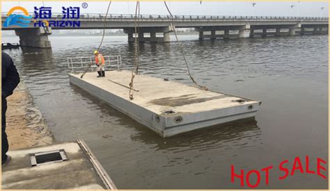 China Modular Design Concrete Floating Pontoon Marine Concrete Walkway - China Aluminum Alloy ...