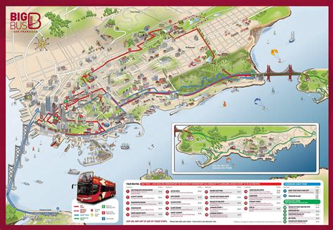 Big Bus Tour San Francisco Map