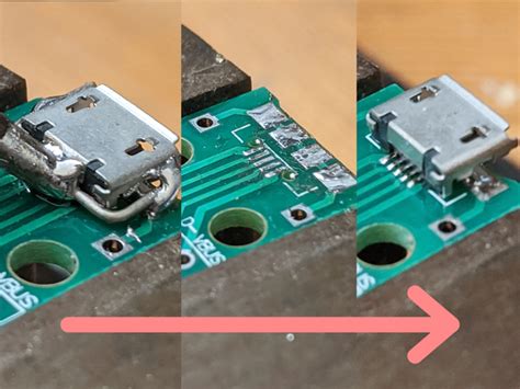 Replace Micro-USB Port With Only a Soldering Iron | Micro usb ...