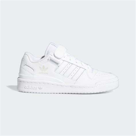 White adidas Forum Low Shoes | kids Lifestyle | adidas US