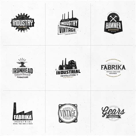 Industrial Logo Templates :: Behance