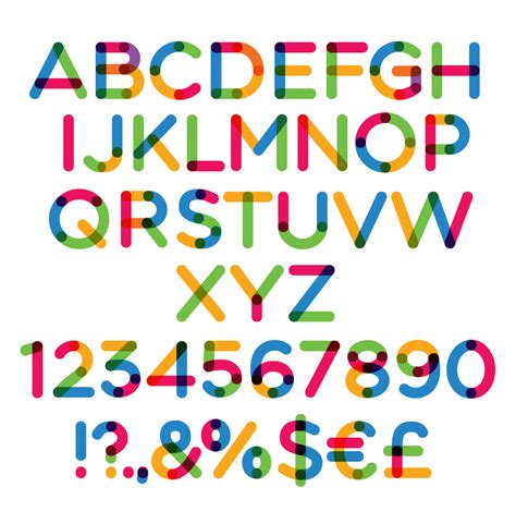 DOWNLOAD: Multicolore Font Family - at Fontfabric™