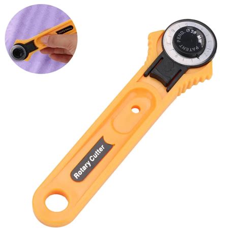 1PCS 28mm Rotary Cutter Blade Circular Cut Patchwork Fabric Leather Craft Sewing Tools Fabric ...