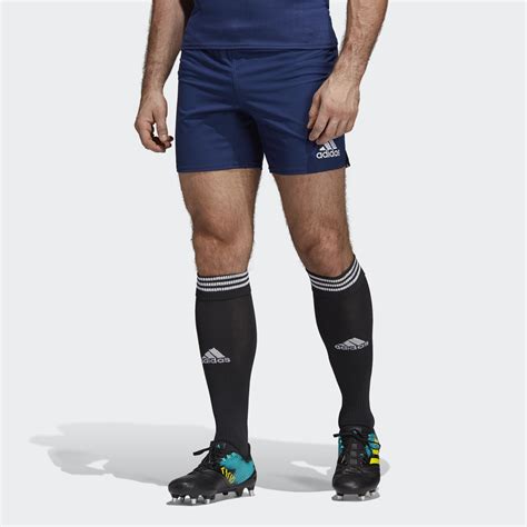 adidas Classic 3-Stripes Rugby Shorts - Blue | adidas UK