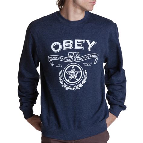 Obey Clothing Handcrafted Crew Sweatshirt | evo outlet