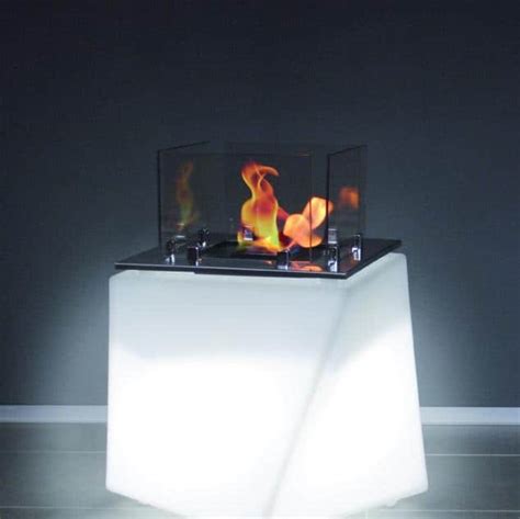 15 Bio Ethanol Fireplaces with Geometric Designs