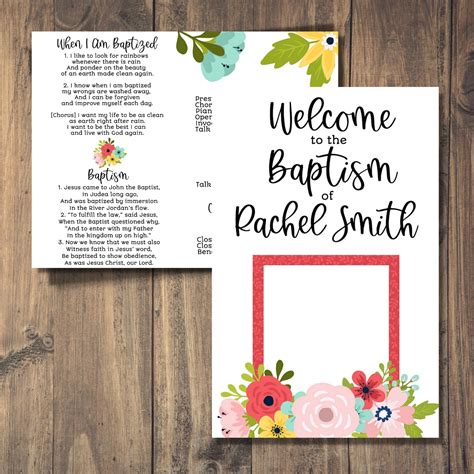 Editable Lds Baptism Program Template Printable Baptism Etsy Artofit ...