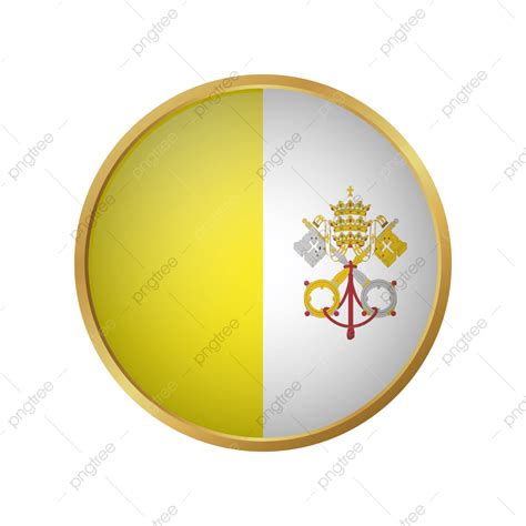 Circle Golden Frame Vector Png Images Vatikan Flag Vector With Circle 27255 | The Best Porn Website